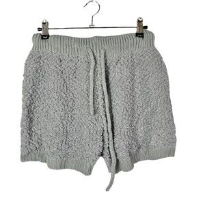 Boutique POL Gray Teddy Sherpa Soft Lounge Shorts S